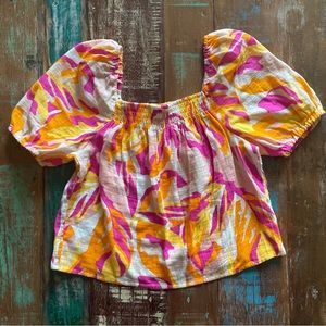 Sanctuary Bright Tropical Blouse